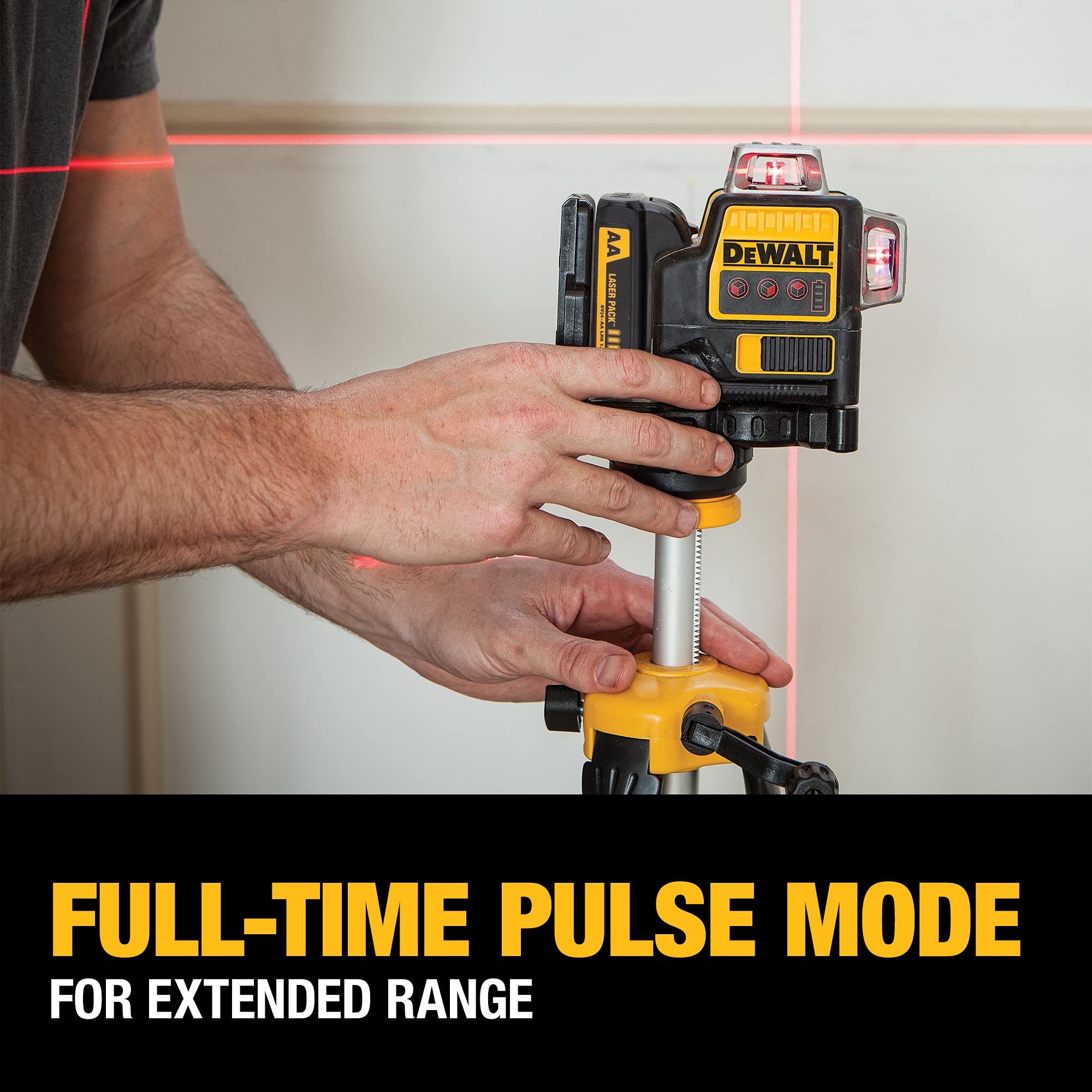 Foto 7 pulgar | Nivel Láser Dewalt Dw089lr 12v Max 3 X 360 Rojo - Venta Internacional.