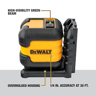 Foto 2 | Nivel Láser Dewalt Dw08802cg Green Cross, Alcance De 55 Pies - Venta Internacional.