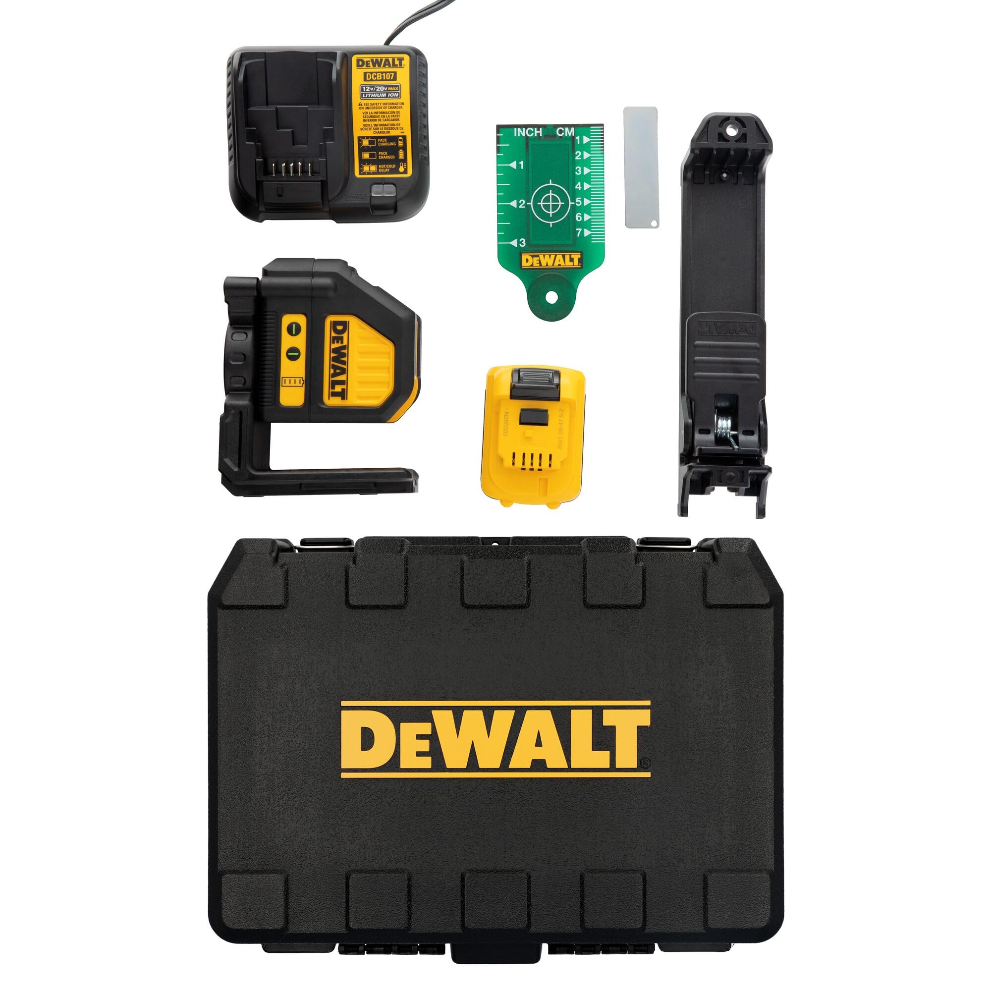 Foto 2 pulgar | Nivel Láser Dewalt Dw088lg 12v Max Cross Line Green - Venta Internacional.