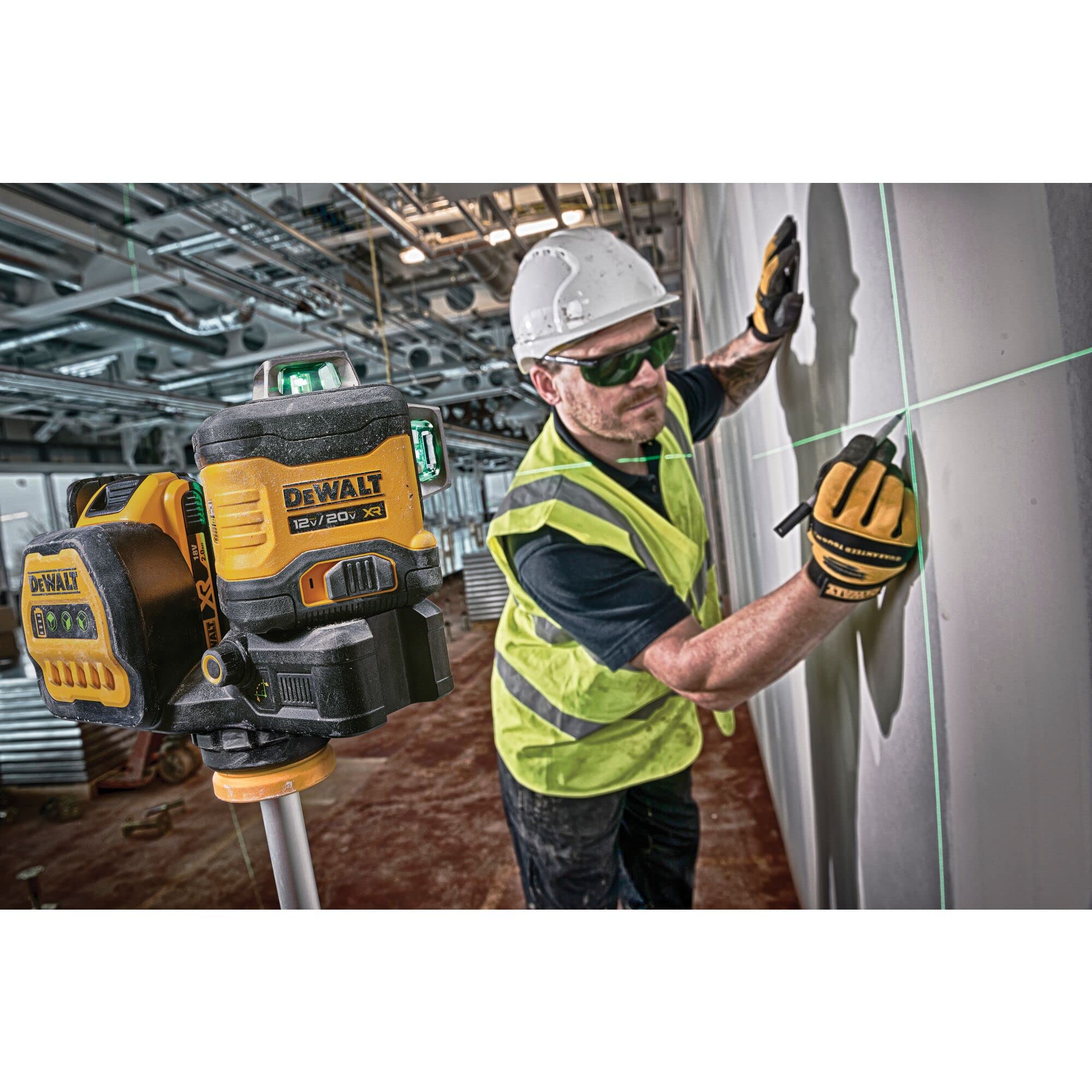 Foto 7 pulgar | Nivel Láser Dewalt Dcle34030gb 20v/12v Max 3 X 360 Green - Venta Internacional.