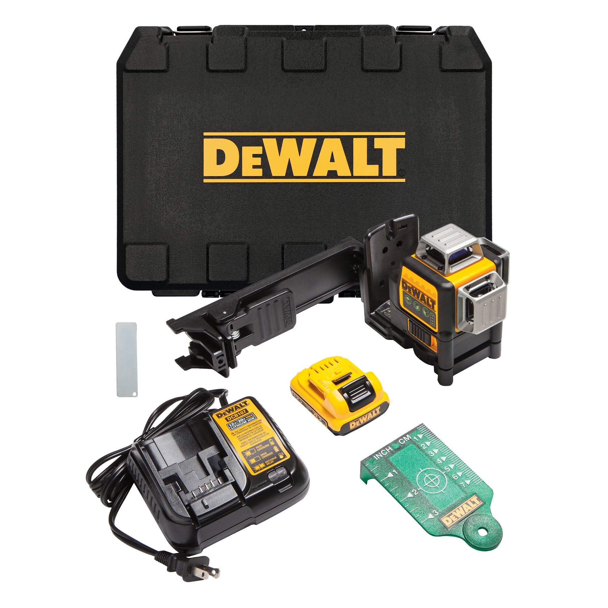 Foto 1 | Nivel Láser Dewalt Dw089lg 12v Max Green Line 360°  3 Vías - Venta Internacional.