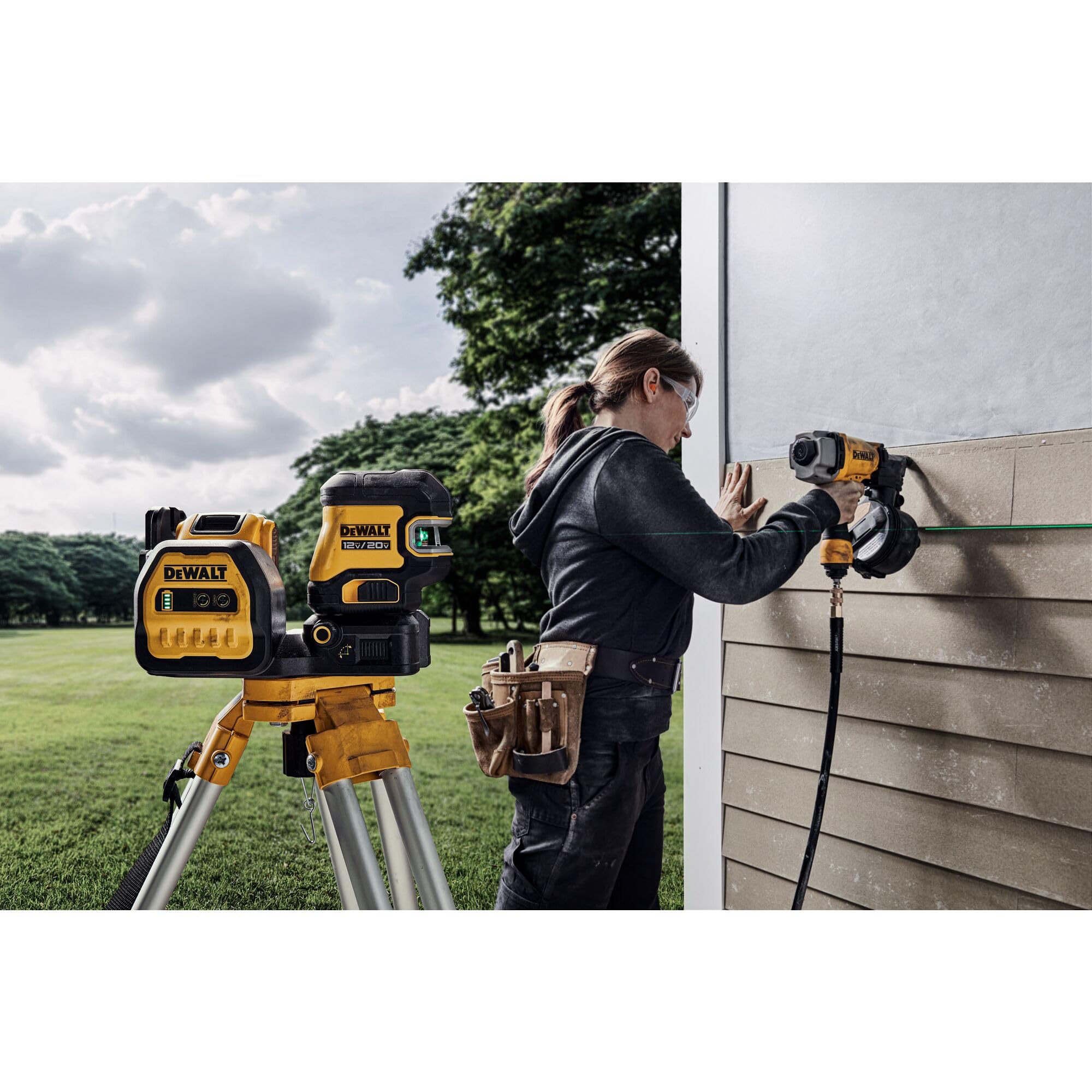 Foto 7 | Herramienta De Nivel Láser Dewalt Dcle34520gb 20v/12v Max Green Bare - Venta Internacional.