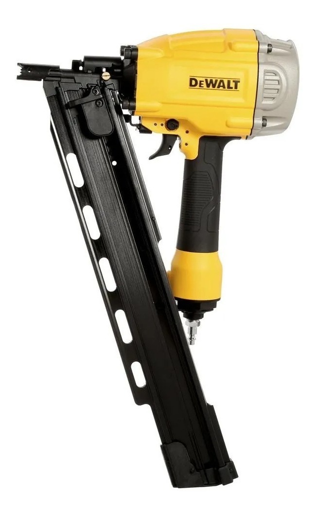 Clavadora Neumática DeWalt Para Marcos De 21 Grados Modelo 241clav-143 color Amarillo