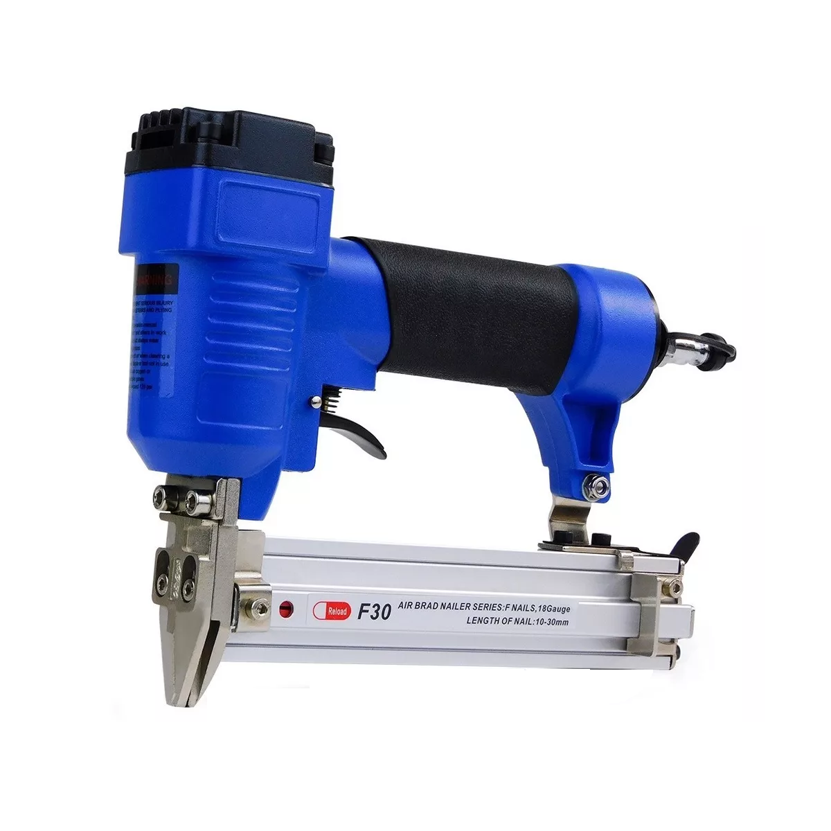 Clavadora y Engrapadora Neumática Eo Safe Imports ESI-4444 color Azul de Clavos Calibre 18
