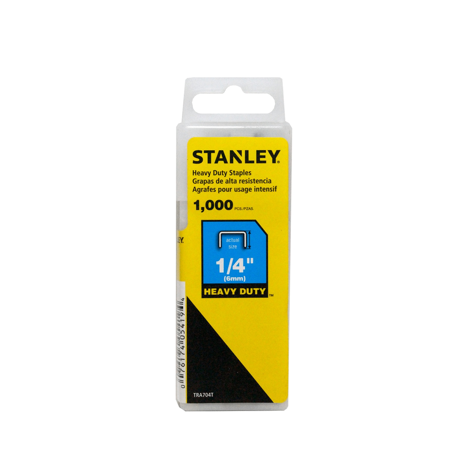 Grapas Para Trabajo Pesado 1/4 Pulg Stanley Tra704t 1000 Pz $144