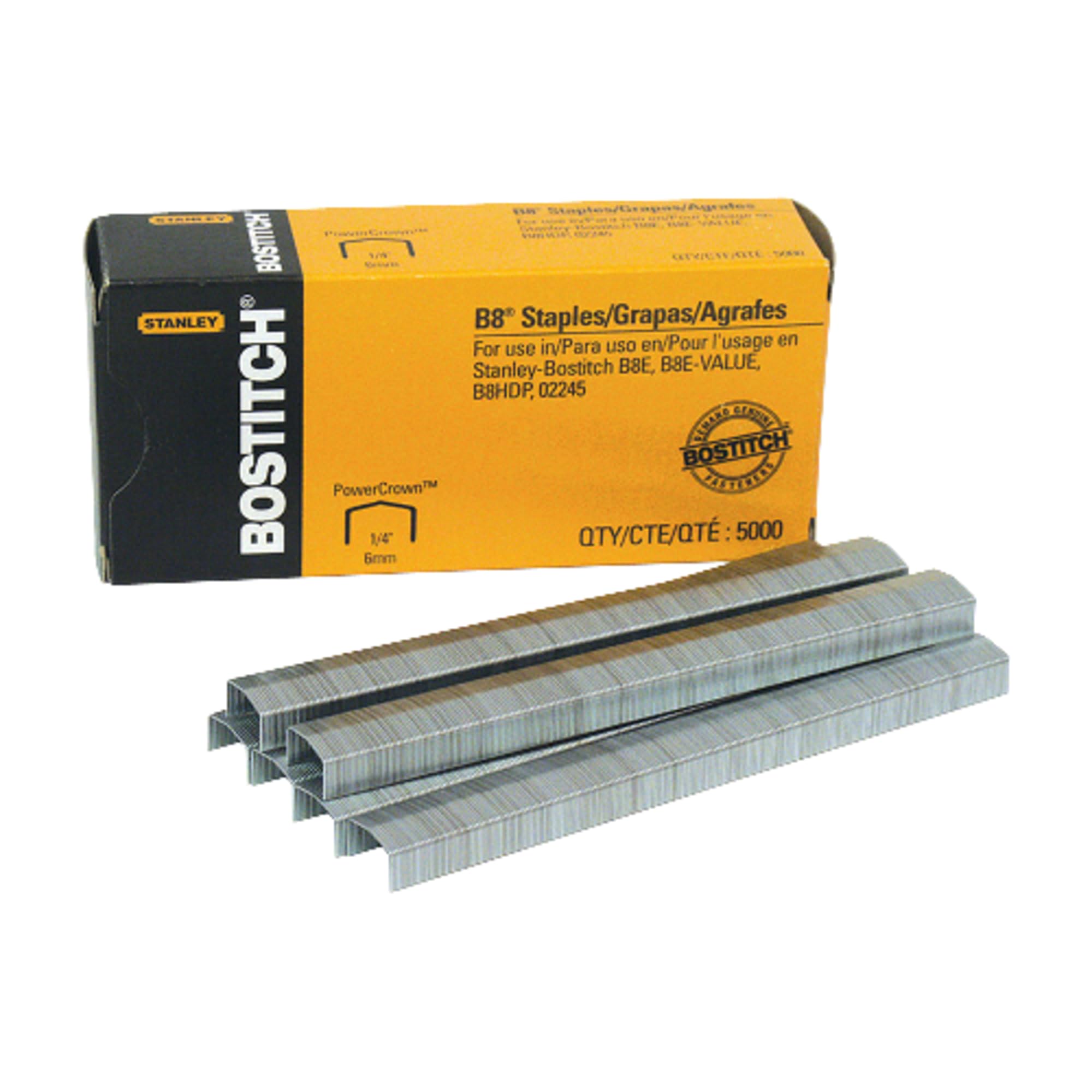 Staples Bostitch B8 Powercrown Premium 1/4, Paquete De 5000 - Venta Internacional.