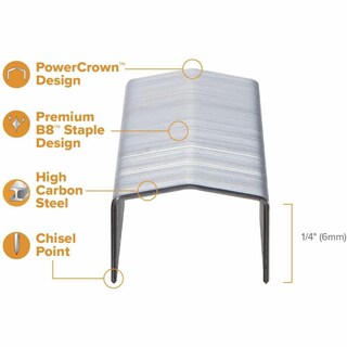 Foto 4 | Staples Bostitch B8 Powercrown Premium 1/4, Paquete De 5000 - Venta Internacional.
