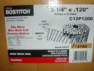 Foto 1 | Clavadora Nail Bostitch Para Enmarcar Bobinas De 120 Mm Y 15 Grados - Venta Internacional.
