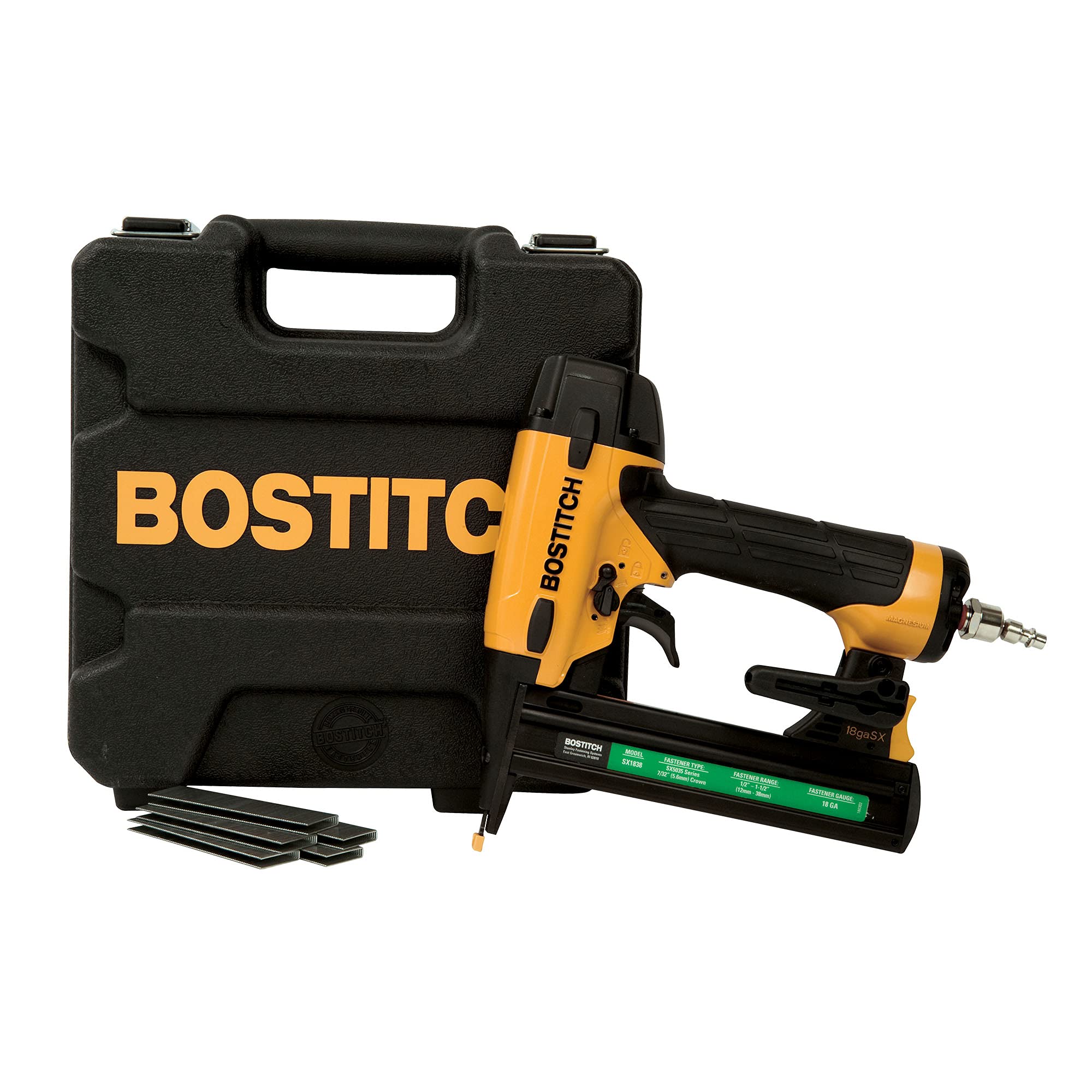 Grapadora Bostitch Crown Narrow 18ga (sx1838k) Con Kit - Venta Internacional.