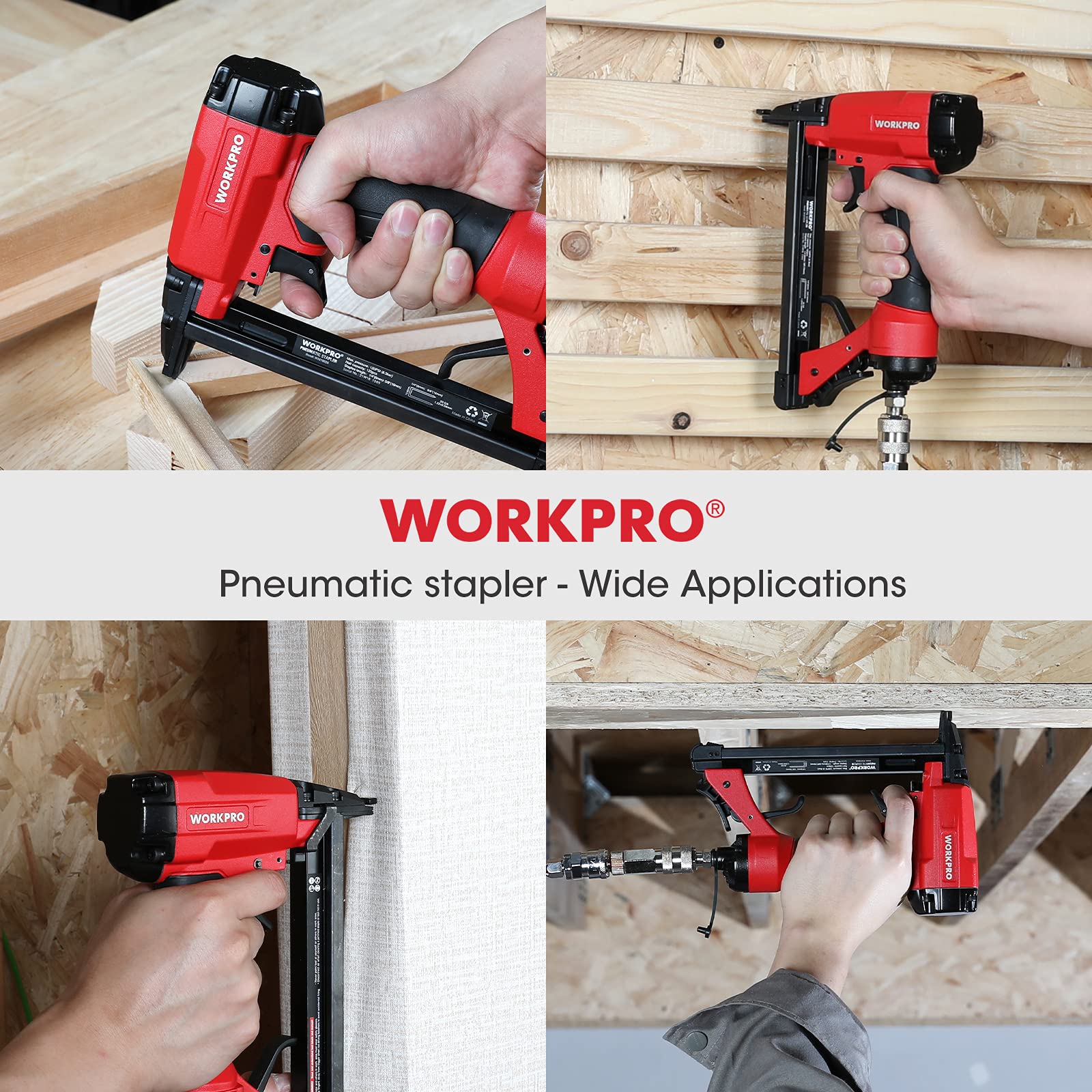 Foto 6 pulgar | Engrapadora Neumática Workpro T50 Para Tapicería Con 1260 Grapas - Venta Internacional.