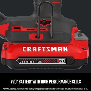 Foto 6 | Clavadora Brad Inalámbrica Craftsman V20 Calibre 18 Con Batería - Venta Internacional.