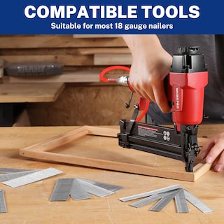 Foto 5 | Brad Nails Workpro, Calibre 18, 2 Cm, 3 Cm, 3,2 Cm, 1,9 Cm, 6000 Unidades - Venta Internacional.