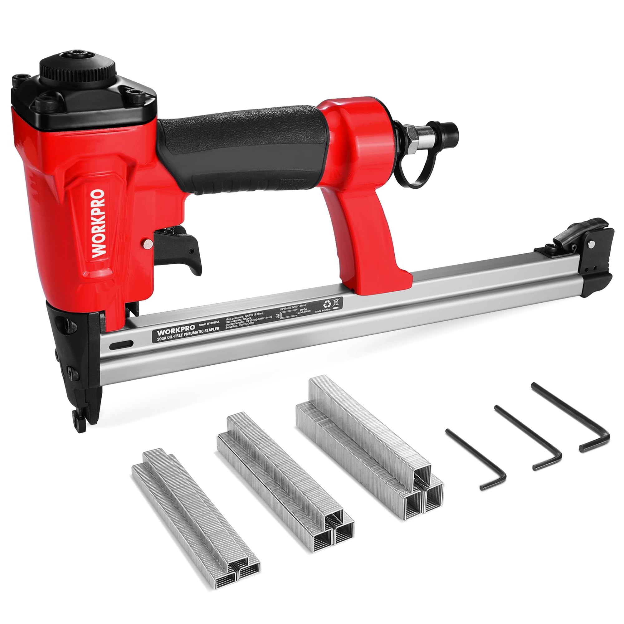 Foto 2 pulgar | Grapadora Neumática Workpro T50 Exenta De Aceite Con 1260 Grapas - Venta Internacional.