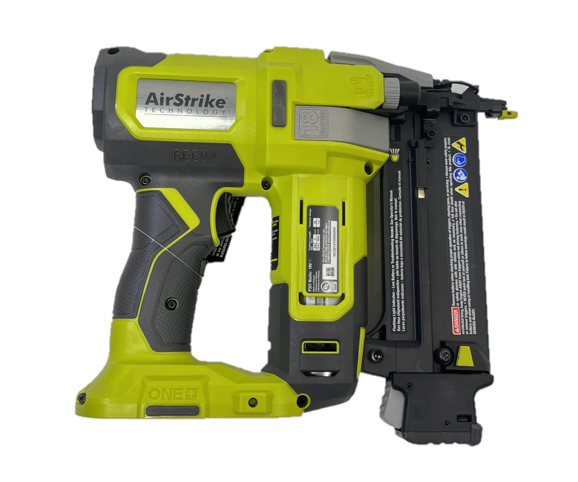 Foto 5 | Máquina De Uñas Ryobi R18gn18-0 18v One+ (solo Carrocería) Airstrike - Venta Internacional.