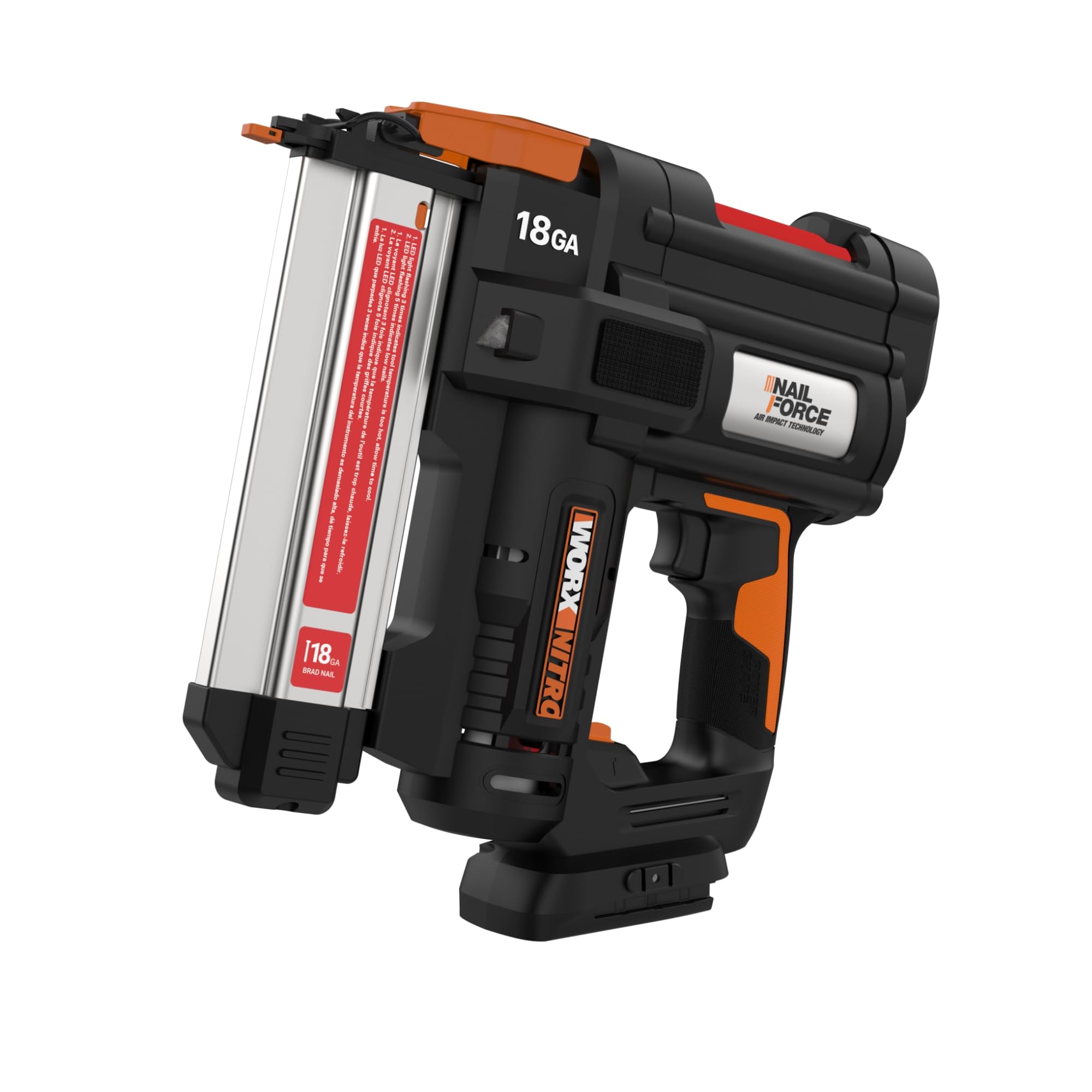 Clavadora Inalámbrica Worx Nitro 20v 18ga Wx842l.9 Power Share - Venta Internacional.