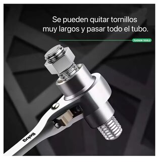 Foto 3 | Llave De Trinquete Para Andamios Durable - (19 Mm, 22 Mm), Belug Plata