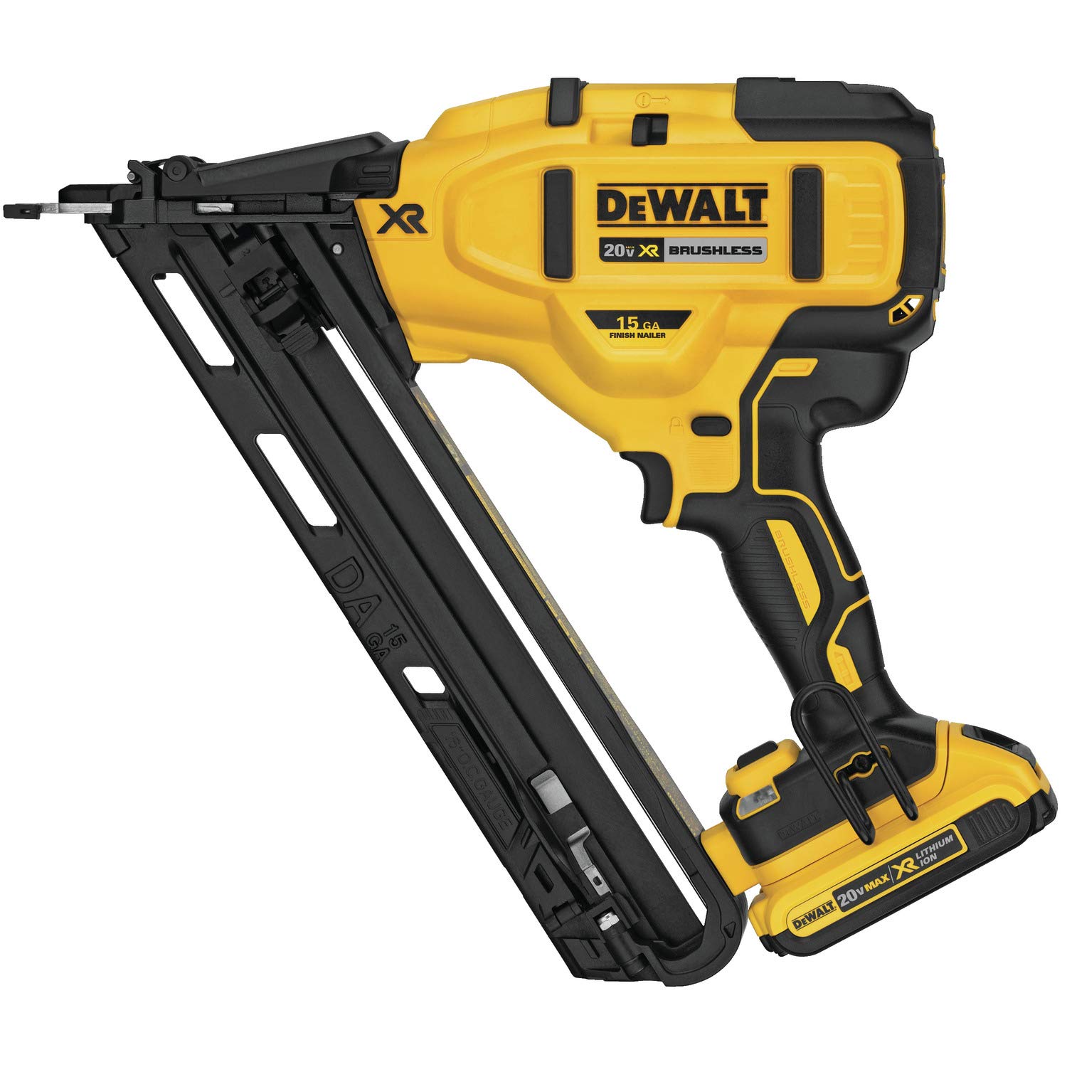 Foto 4 pulgar | Finish Nailer Dewalt 20v Max En Ángulo 15ga Con Batería Y Cargador - Venta Internacional.