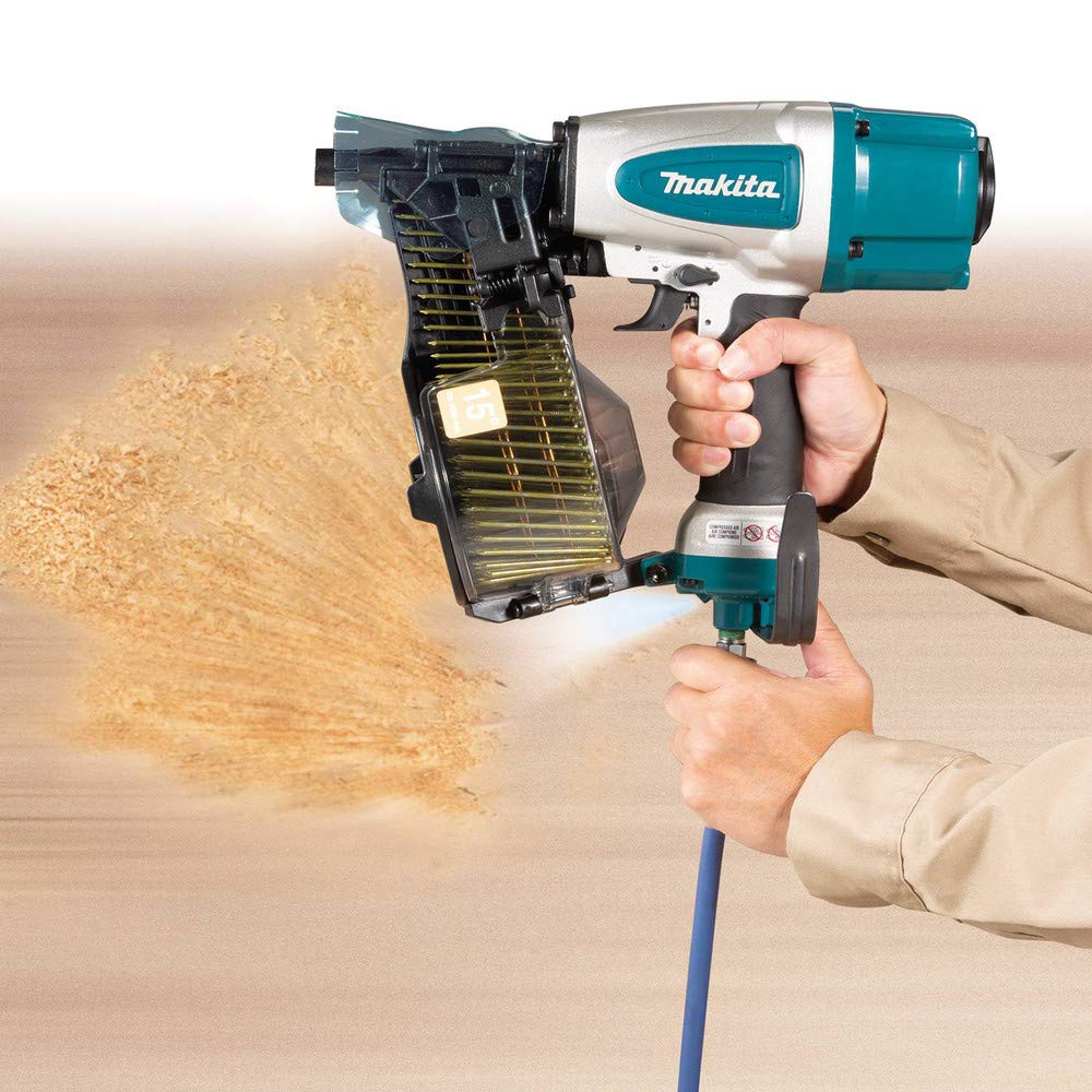 Foto 5 pulgar | Clavadora Neumática Con Bobina De Revestimiento Makita An613 15° 2-1/2 - Venta Internacional.
