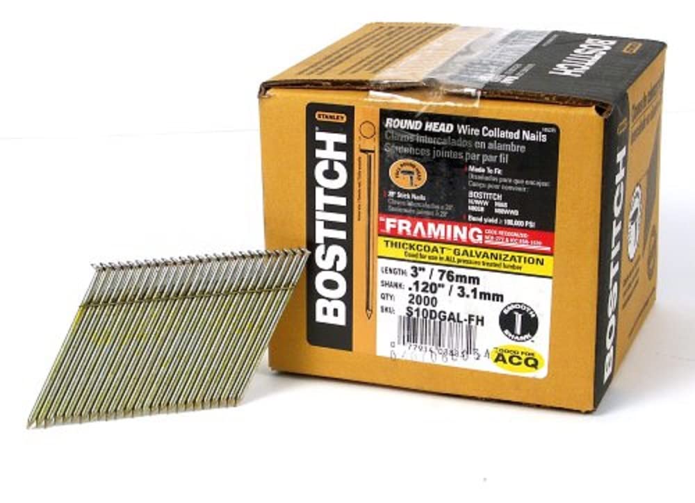 Foto 1 | Clavos Para Enmarcar Bostitch S10dgal-fh 28° Con Alambre Soldado Galvanizado - Venta Internacional.