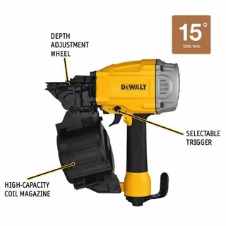Foto 2 | Clavadora Para Marcos Dewalt Dwf83c, Bobina De 15° - Venta Internacional.