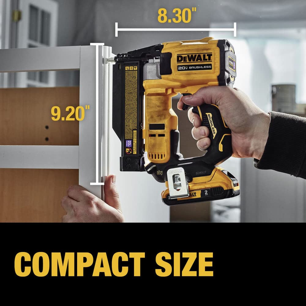 Foto 6 pulgar | Clavadora Dewalt Atomic Compact Series 20v Max Sin Escobillas 23ga - Venta Internacional.