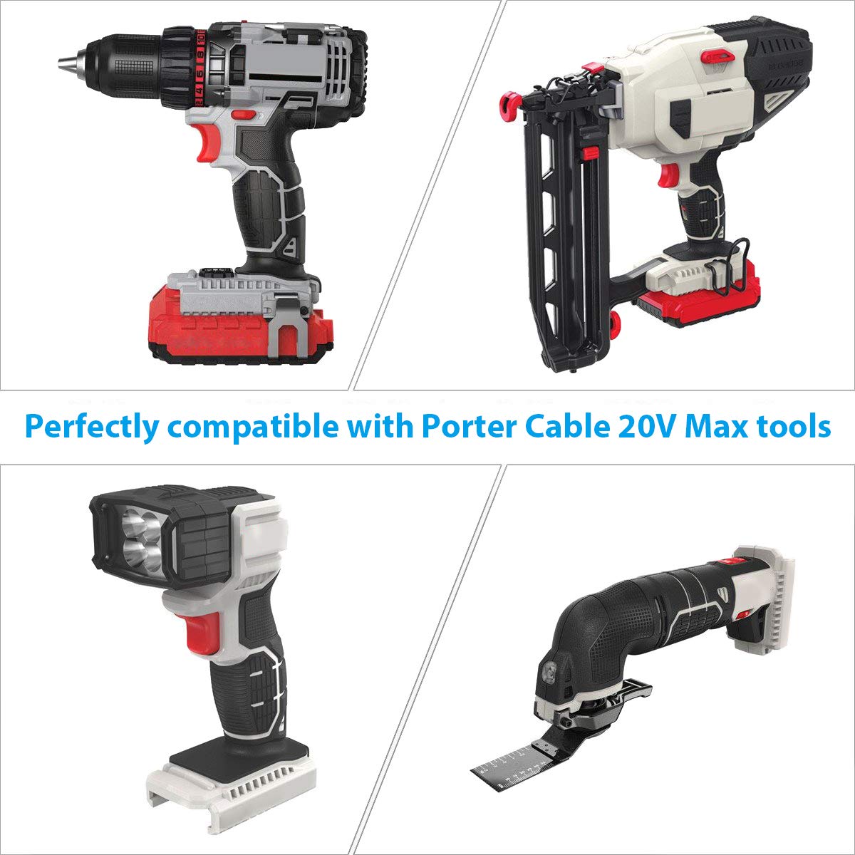 Foto 4 pulgar | Batería De Repuesto Powerextra 20v 6.0ah Para Porter Cable - Venta Internacional.
