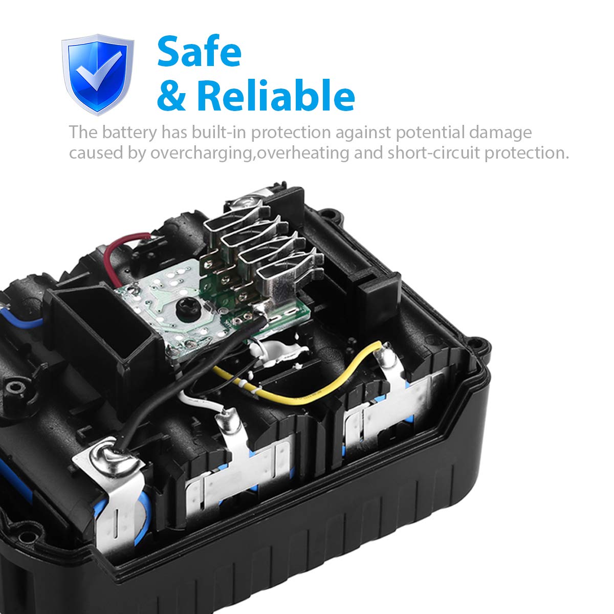 Foto 6 | Batería De Repuesto Powerextra 20v 6.0ah Para Porter Cable - Venta Internacional.
