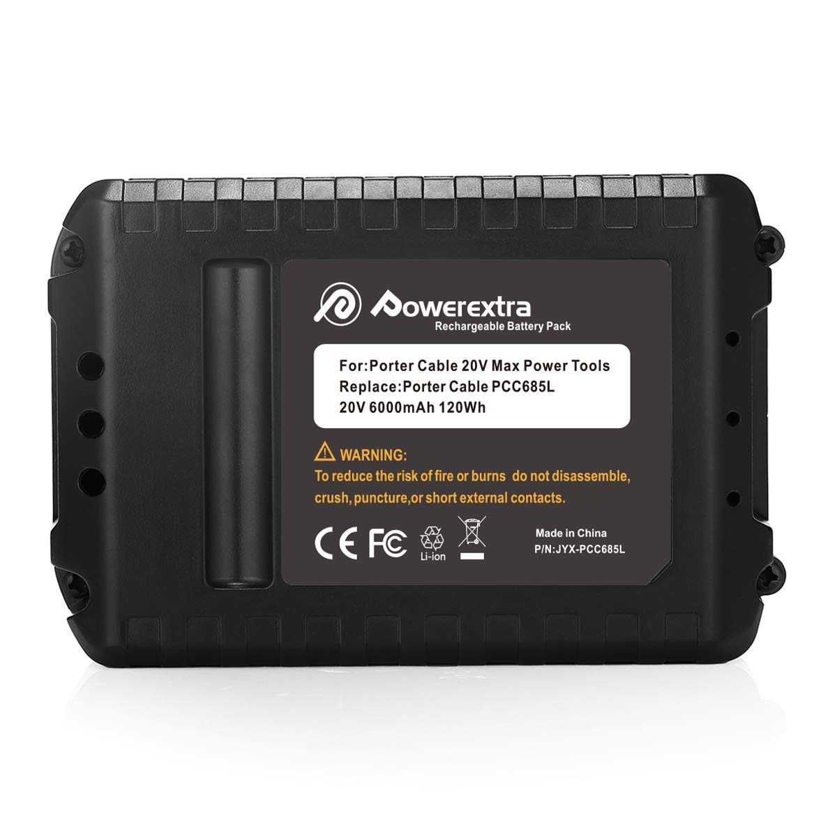 Foto 7 | Batería De Repuesto Powerextra 20v 6.0ah Para Porter Cable - Venta Internacional.