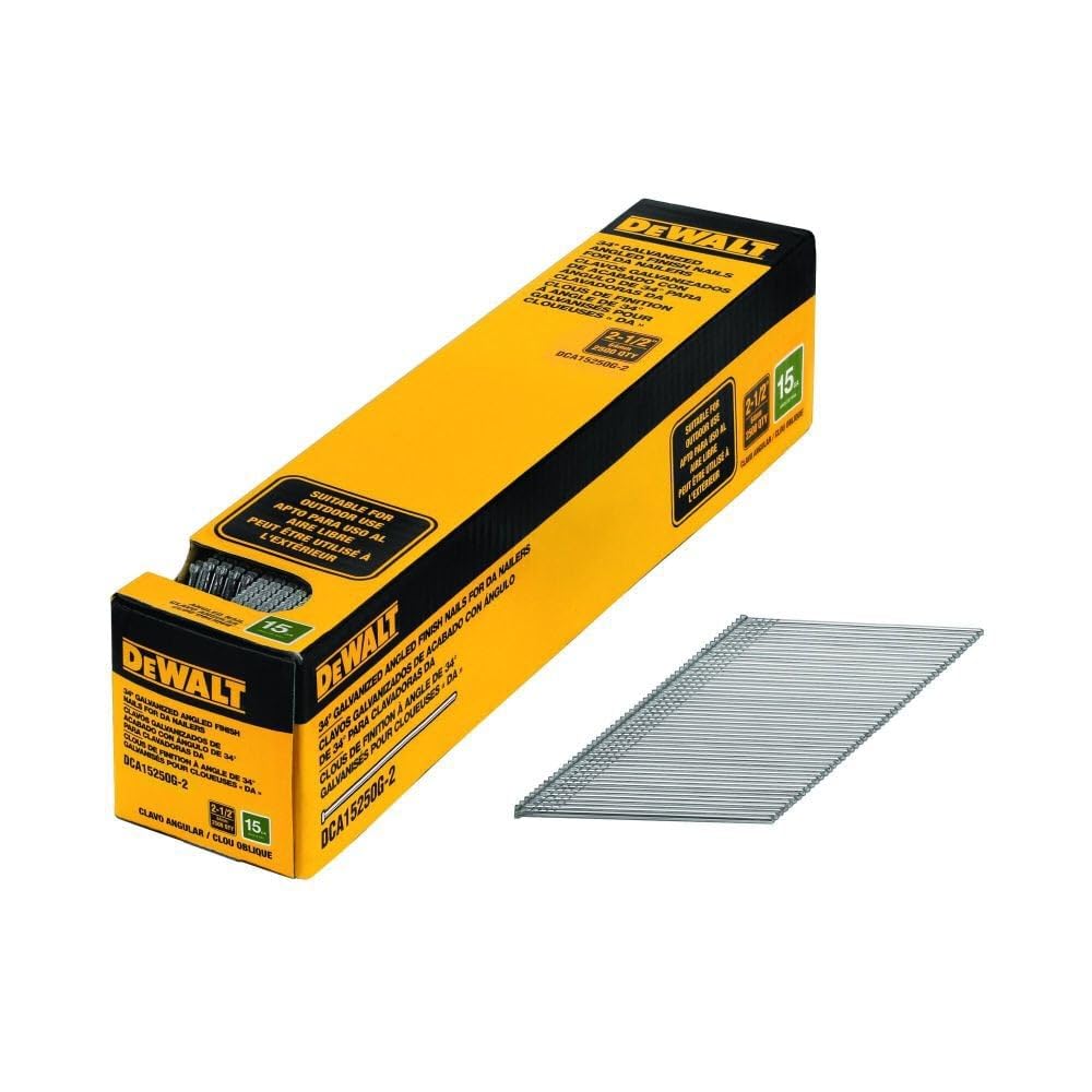 Foto 5 pulgar | Nail Dewalt Dca15250-2, Calibre 15, 2,5 Cm, Punta Cincelada En Ángulo - Venta Internacional.