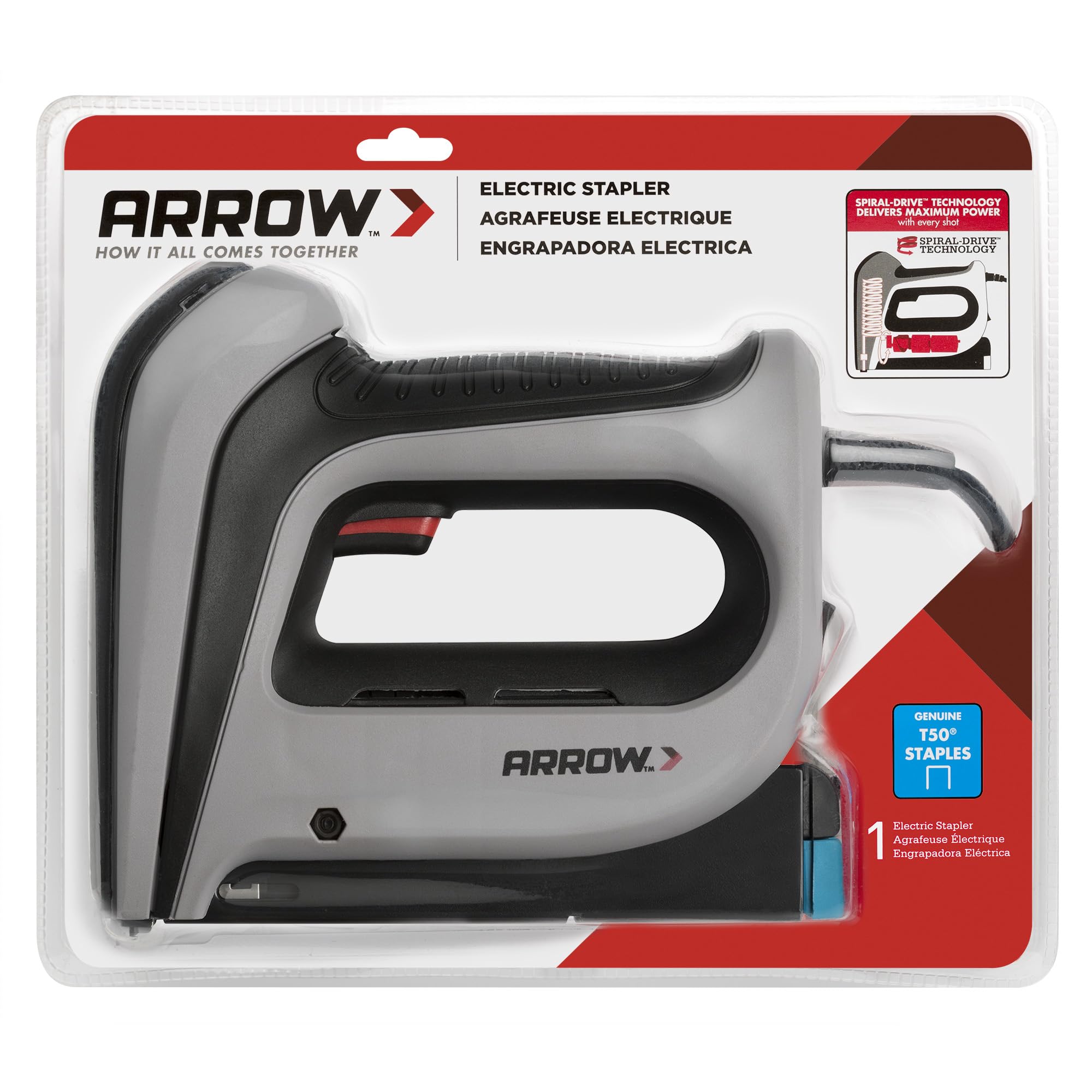 Foto 4 pulgar | Grapadora Eléctrica Con Cable Arrow T50acd Heavy Duty - Venta Internacional.
