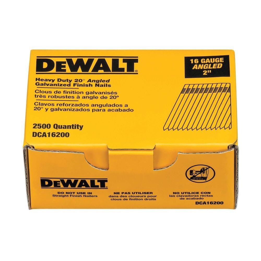 Foto 2 | Clavos Dewalt Dca16200, Galvanizados En Ángulo De 20 Grados, 5 Cm, 2 Kg - Venta Internacional.