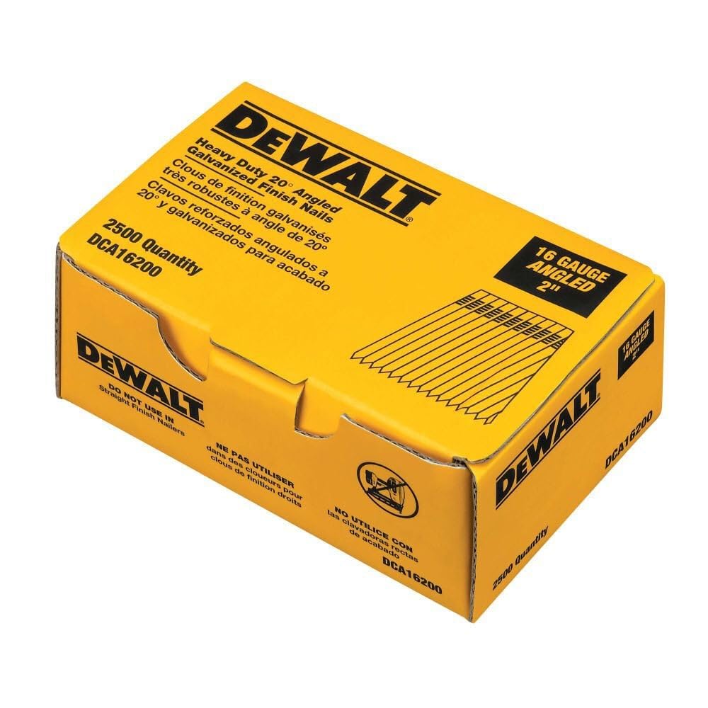 Foto 3 | Clavos Dewalt Dca16200, Galvanizados En Ángulo De 20 Grados, 5 Cm, 2 Kg - Venta Internacional.