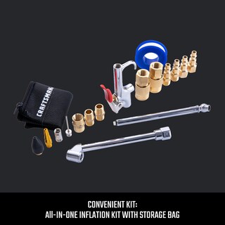 Foto 2 | Kit De Accesorios Para Compresores De Aire Craftsman 18 Piezas Con Bolsa - Venta Internacional.