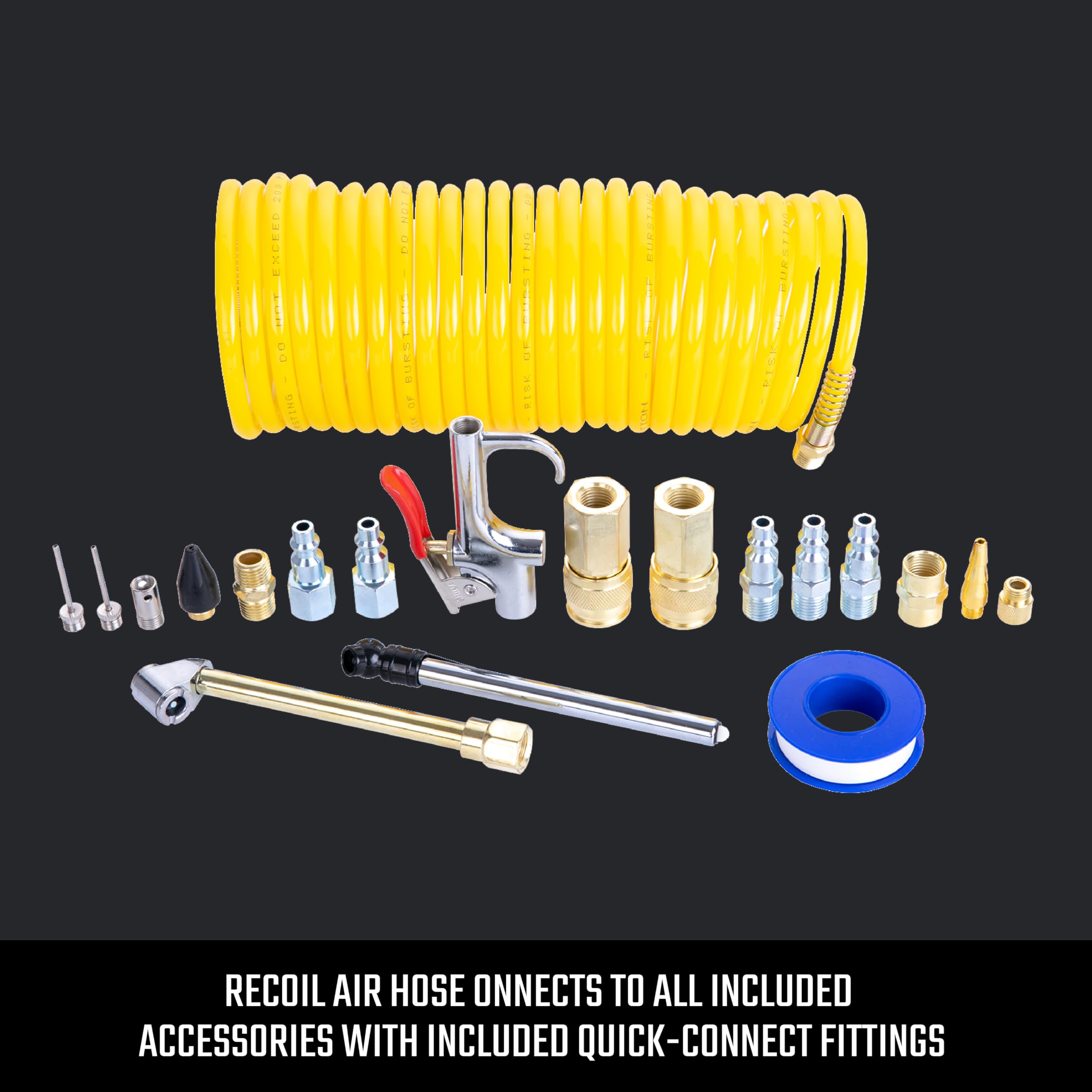 Foto 8 pulgar | Kit De Accesorios Para Compresores De Aire Craftsman, 20 Piezas Con Manguera - Venta Internacional.
