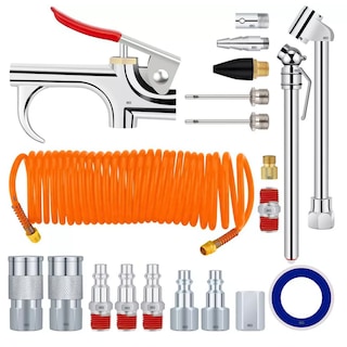 Foto 1 | Language Kit Accesorios Aire Para Compresor Con Manguera 20 Piezas Eo Safe Imports Esi-9271-1 Multicolor