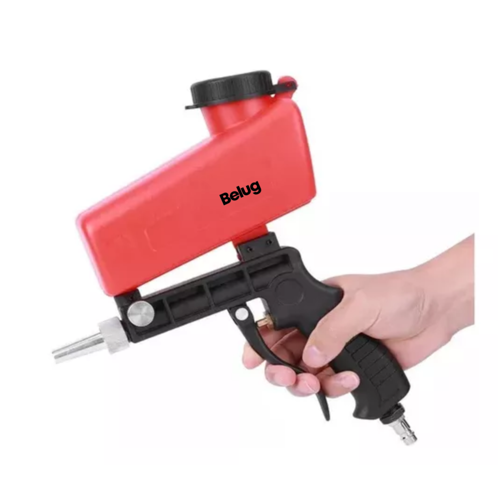 Foto 4 pulgar | Pistola De Chorro De Arena Neumática De Mano, Negro/rojo Belug