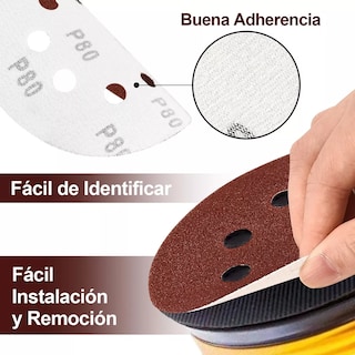 Foto 3 | Kit 100 Piezas Discos De Lija Eo Safe Imports Esi-6061 Multicolor