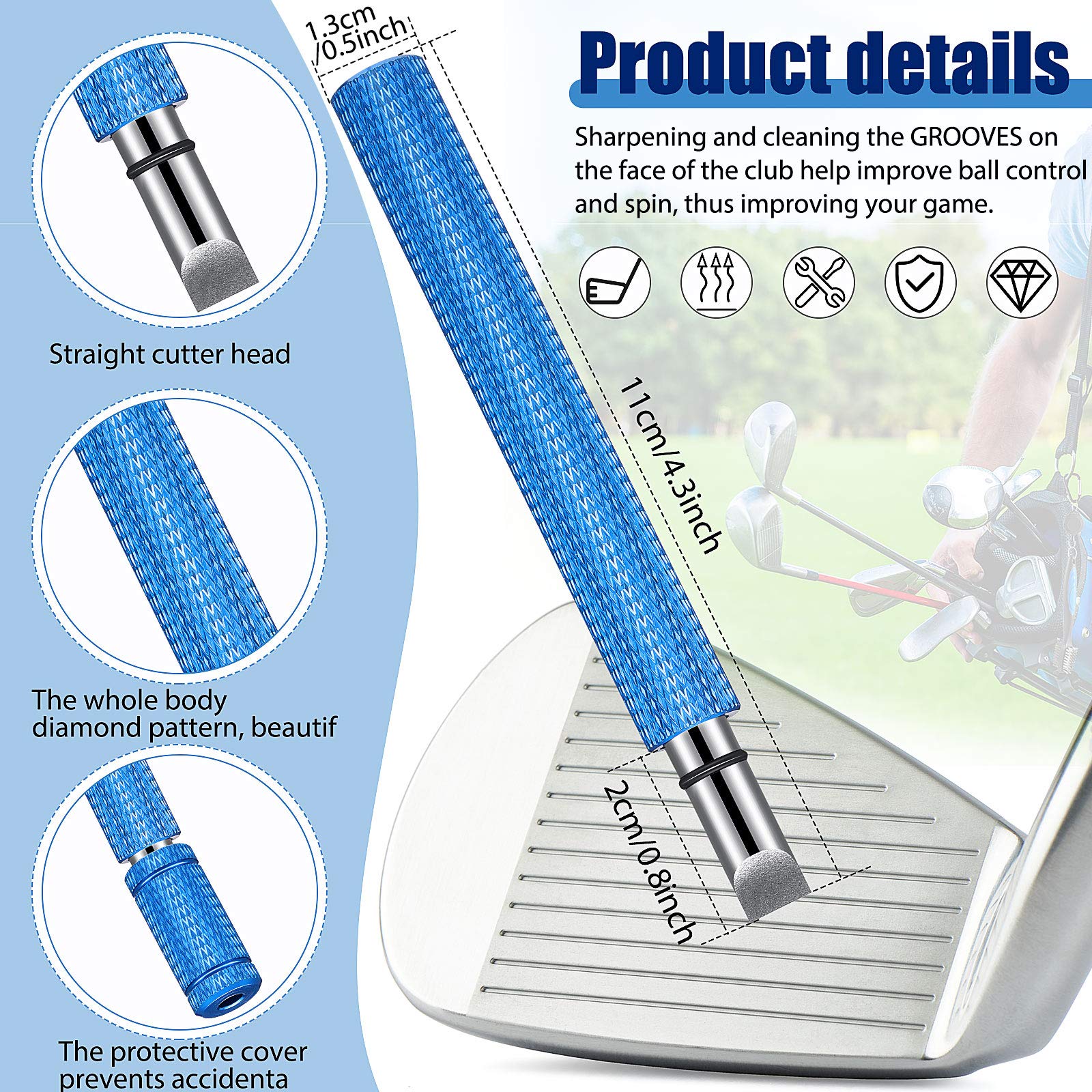 Foto 5 pulgar | Herramientas de Limpieza para Palos de Golf Skylety de 3 Piezas con Cepillo - Venta Internacional