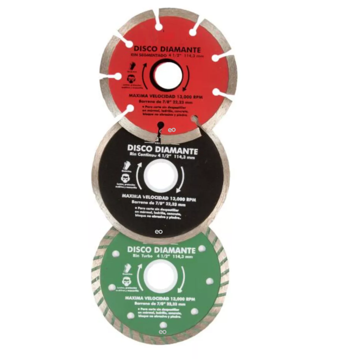 Discos Diamante Eo Safe Imports Esi-17114-1 Multicolor para Cortadora y Esmeriladora