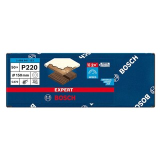 Foto 5 | Discos De Lija Bosch Expert Grano 220 6' C470 - 50 Piezas
