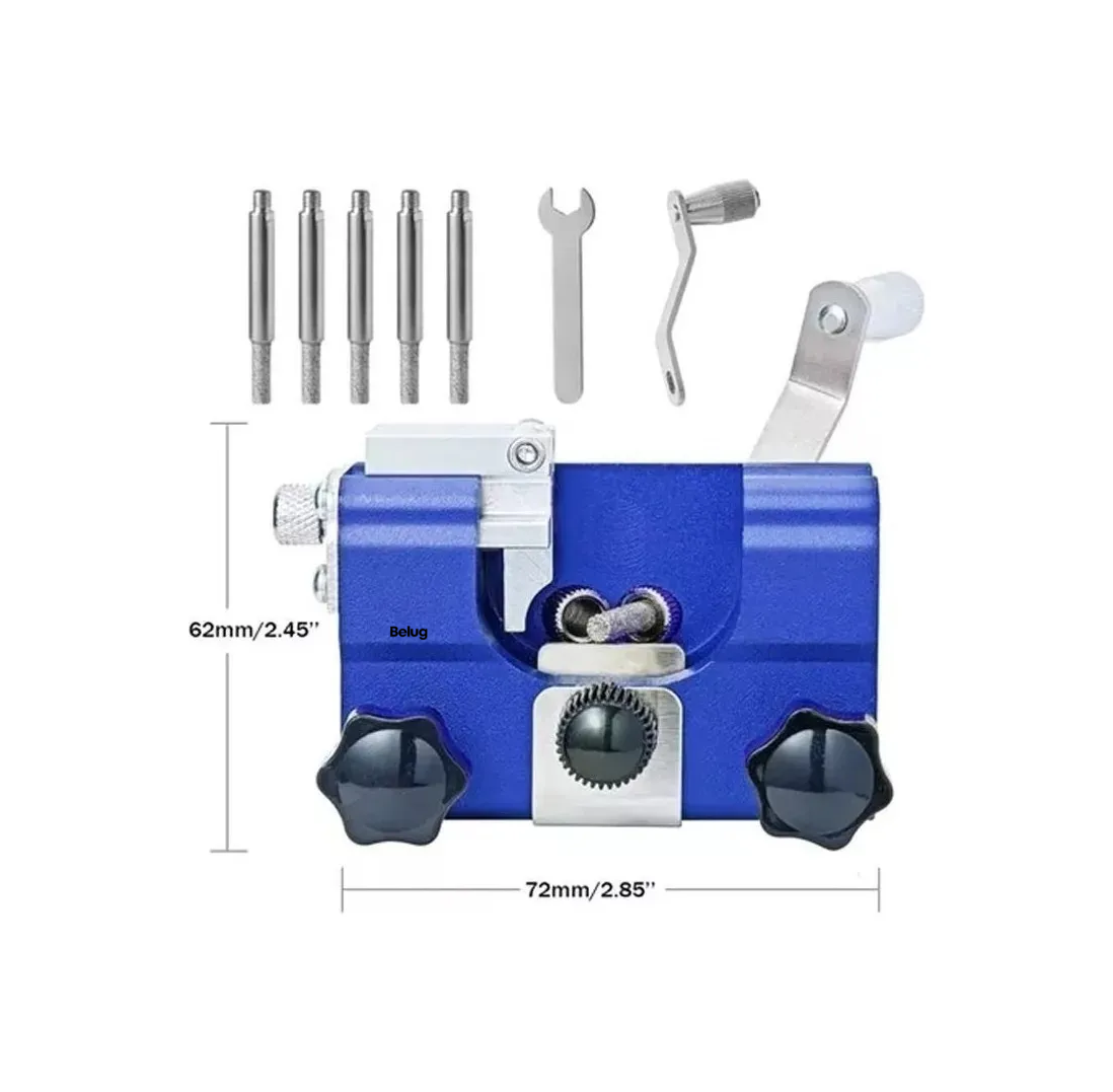 Foto 5 | Kit Afilador de Cadena y 5 Cabezales Azul