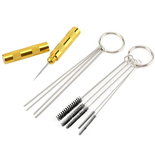 Foto 1 | Kit Limpiador De Aerógrafo Yosoo 11 Piezas Con Herramientas De Acero Inoxidable - Venta Internacional.
