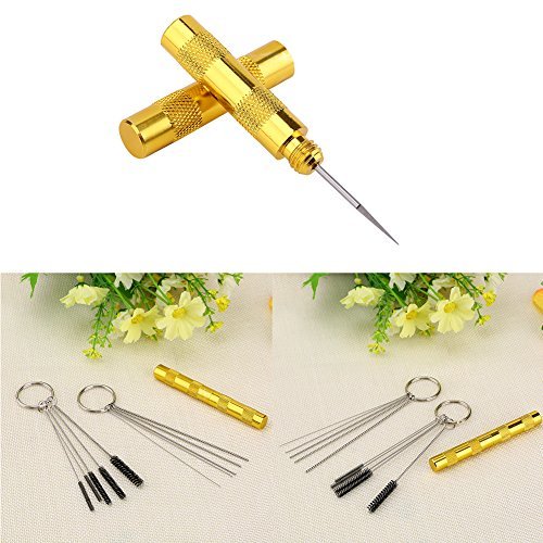 Foto 7 pulgar | Kit Limpiador De Aerógrafo Yosoo 11 Piezas Con Herramientas De Acero Inoxidable - Venta Internacional.