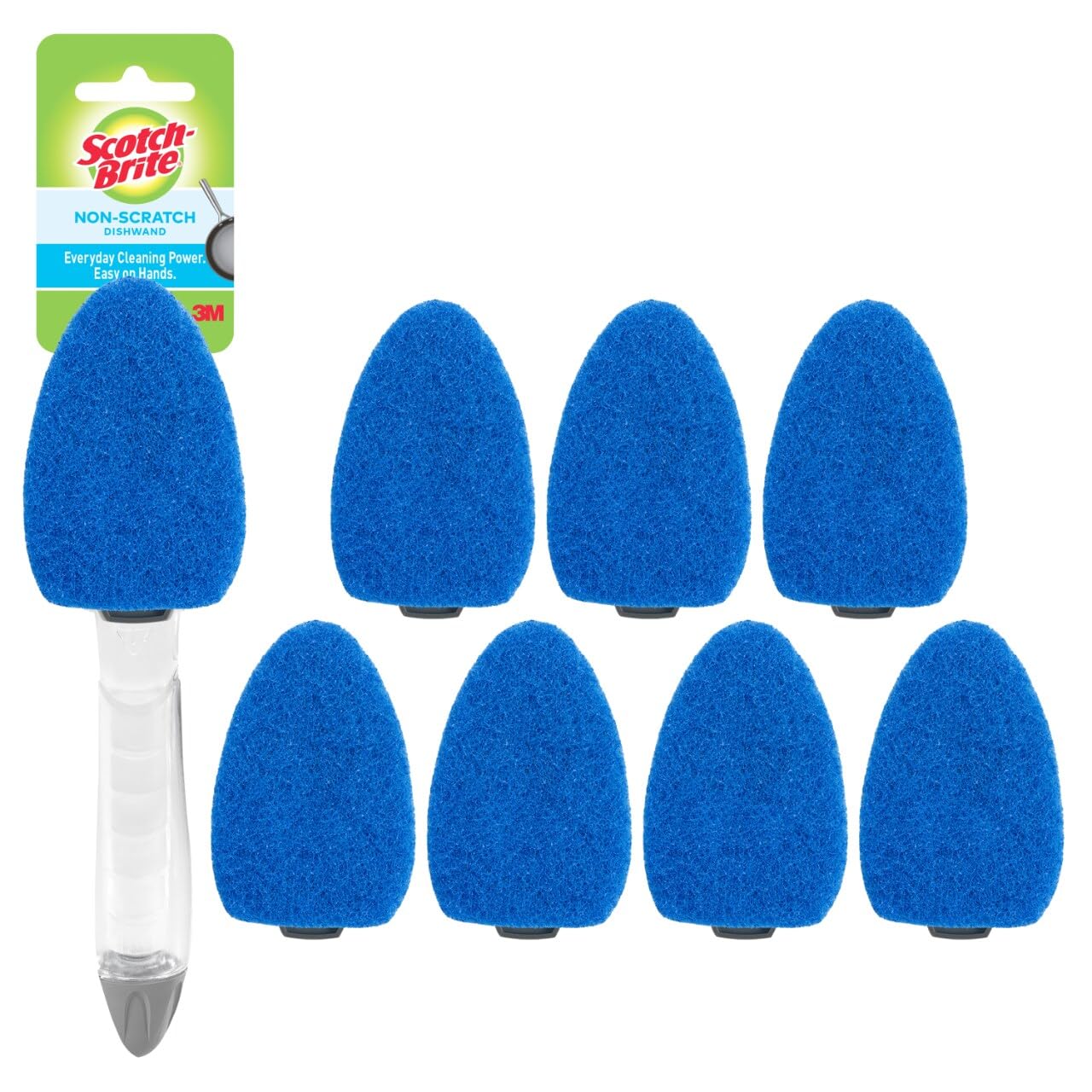 Kit De Lavaplatos Scotch-brite  Antiarañazos  Con 1 Varita Y 7 Recambios - Venta Internacional. $642
