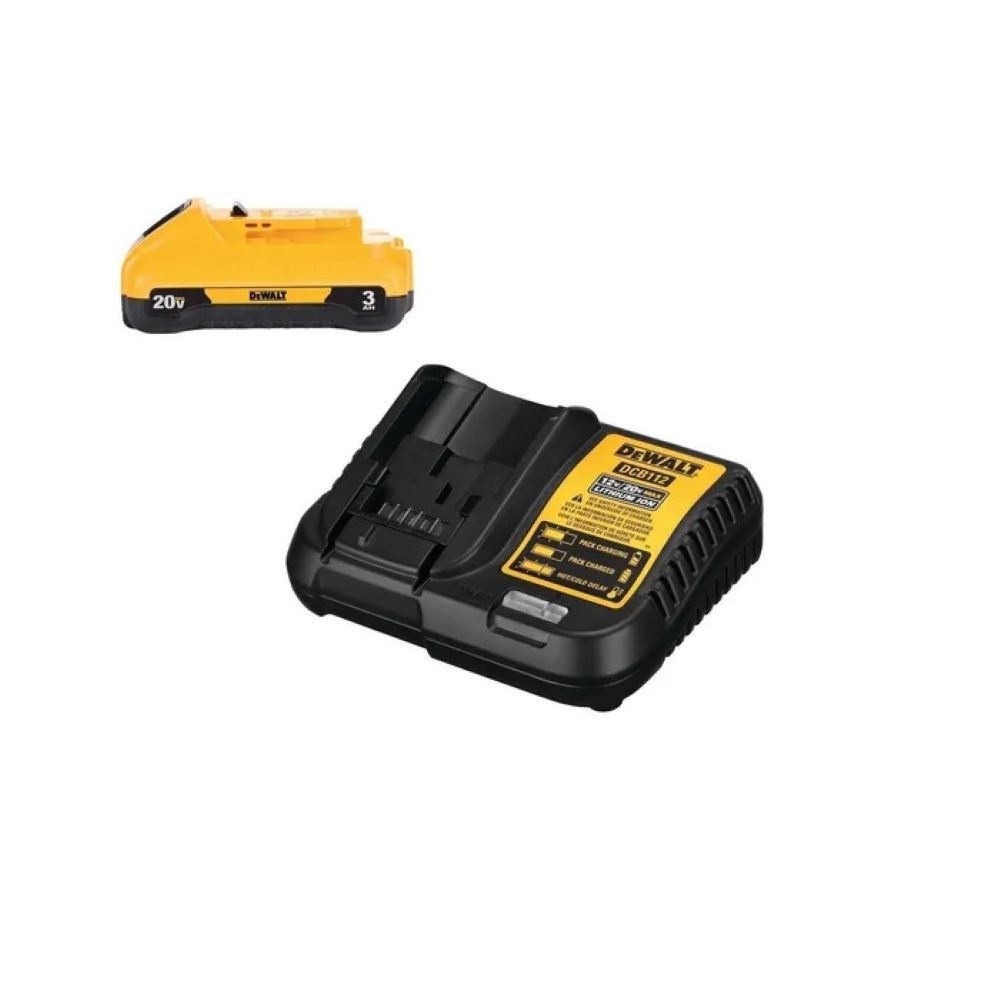 Set Bateria 20v 3ah Cargador para Herramienta Taladro Dewalt