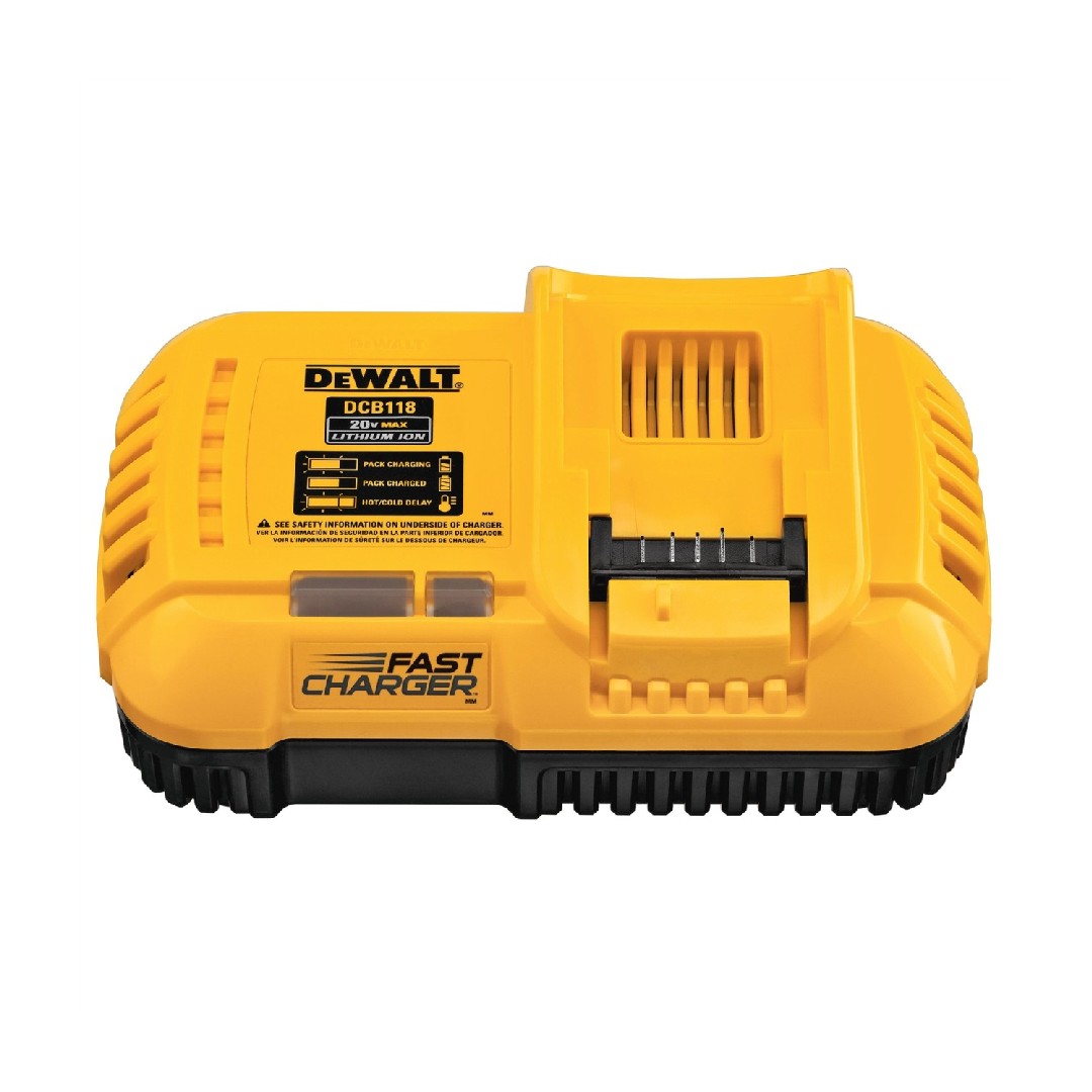 Foto 1 | Cargador Rápido Enfriado por Ventilador Dewalt Dcb118 Amarillo