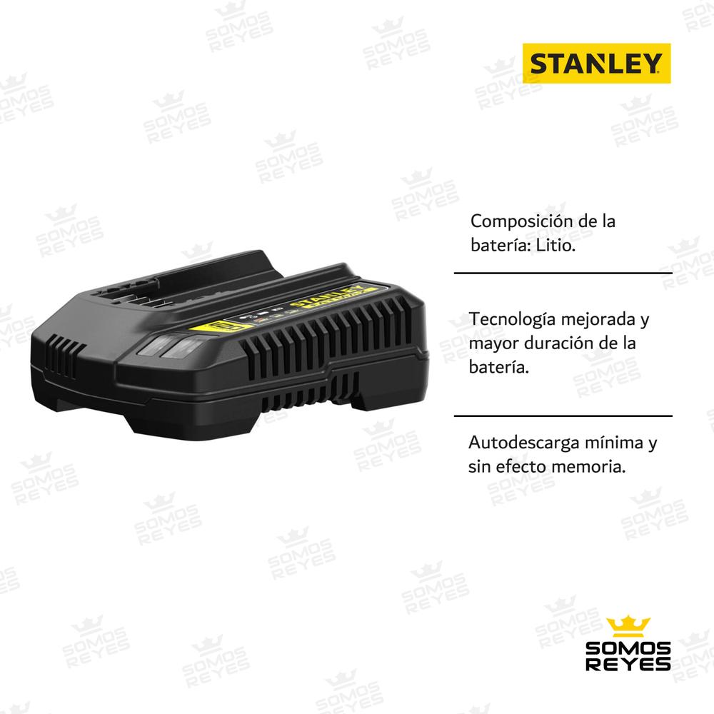 Foto 4 pulgar | Cargador de Baterías Stanley SC125 color Negro 20v