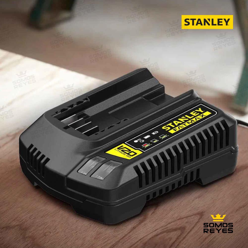 Foto 8 pulgar | Cargador de Baterías Stanley SC125 color Negro 20v