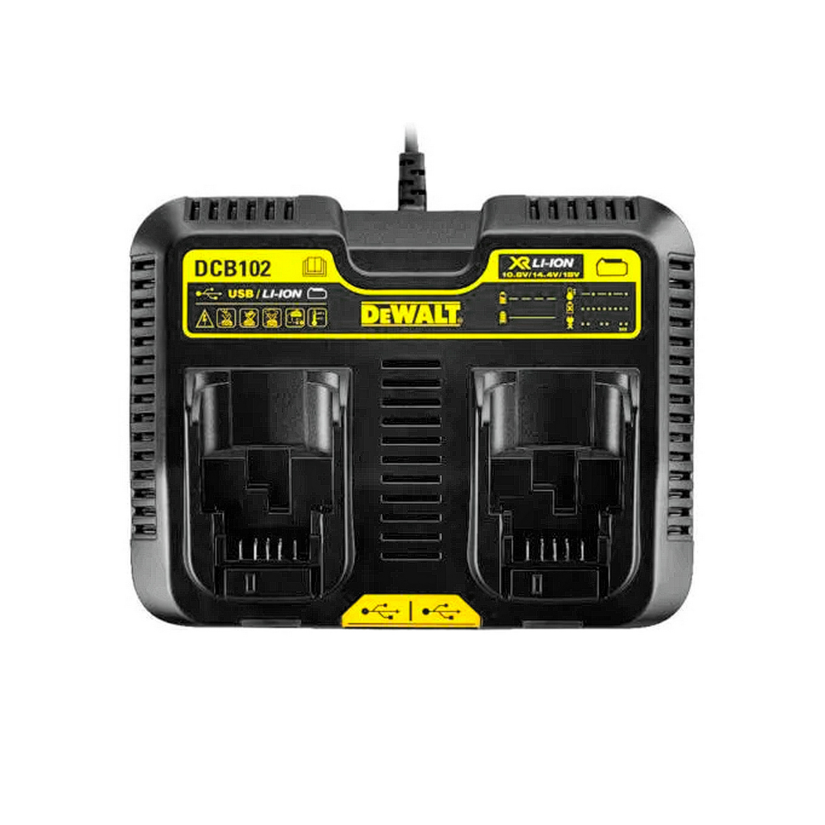 Foto 4 pulgar | Cargador 2 Puertos Dewalt Bateria 12 V/20vcon 2 Puertos Usb