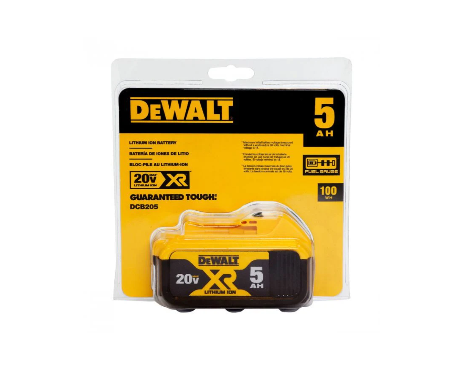 Foto 5 pulgar | Batería de Litio Dewalt DCB205 20V 5.0ah